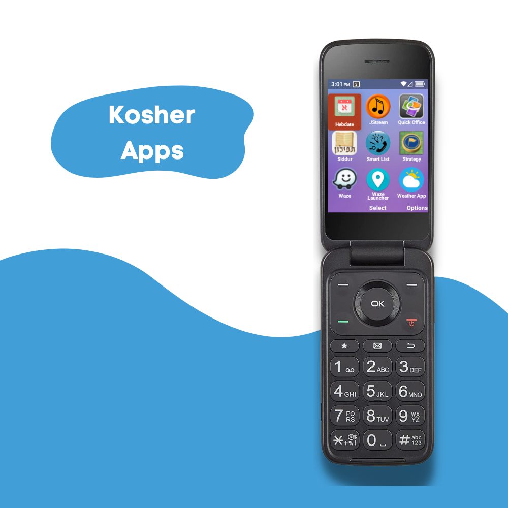 Kosher TCL Flip 2 - TCL Kosher Flip - Kosher Phones Kosher TCL Flip 2